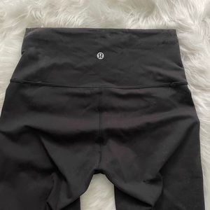 WORN ONCE!! (Black) Wunder train high-rise tight 28’ in a size 6
